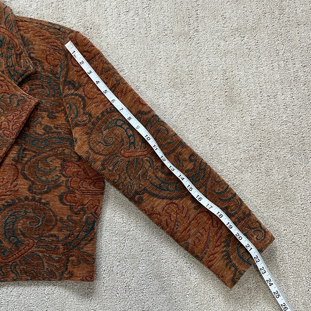 Silverado Women's Paisley Bomber Jacket - Tan - Picture 11 of 12